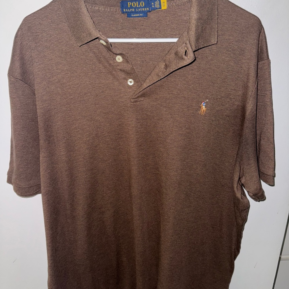 Ralph Lauren Classic Brown Polo Shirt